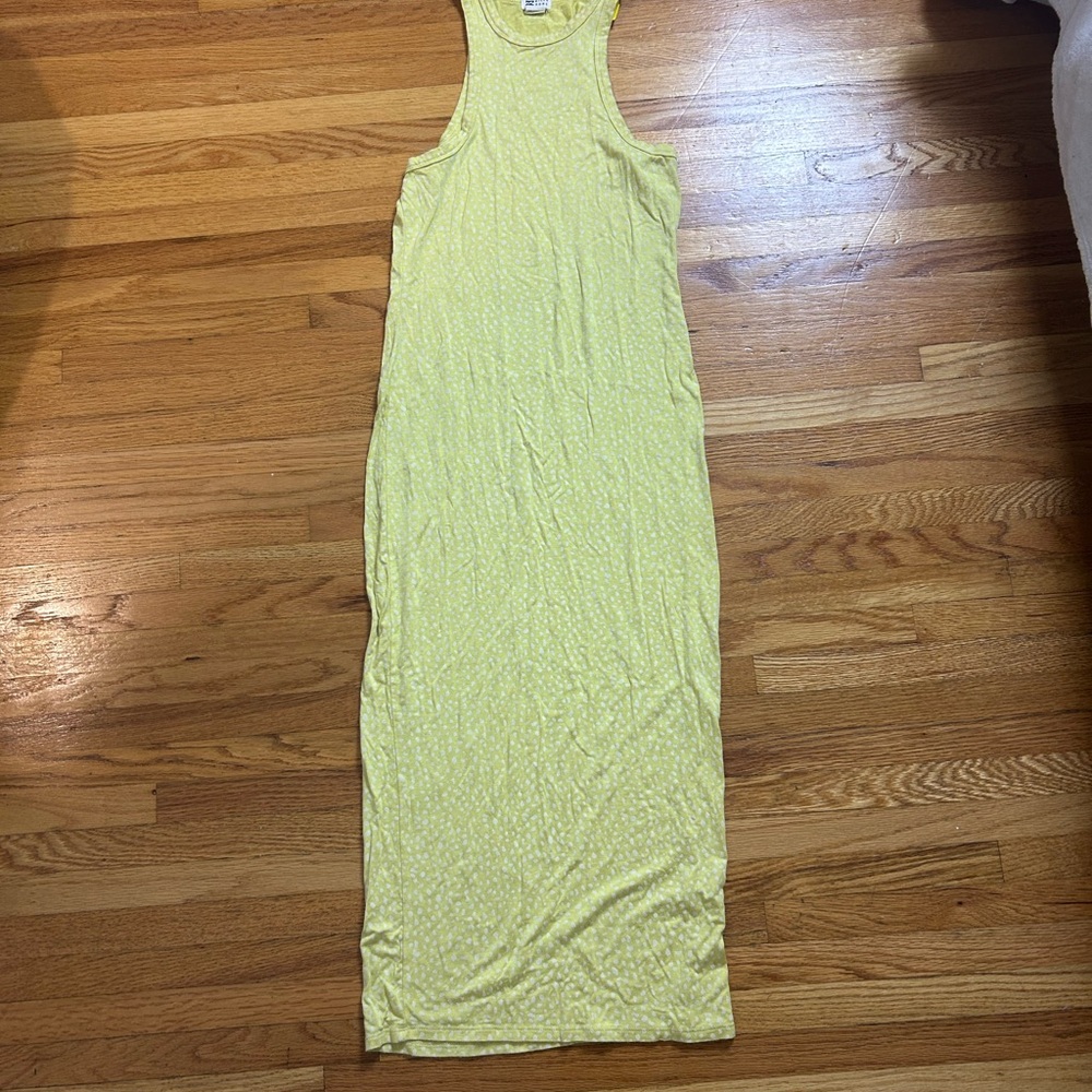 Billabong Light Yellow Sleeveless Summer Dress